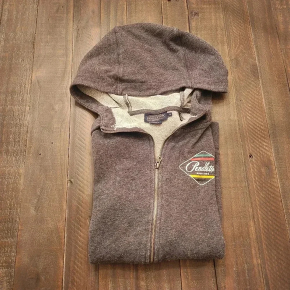 PENDLETON Gray zip up Jacket. Size M - Picture 4 of 5